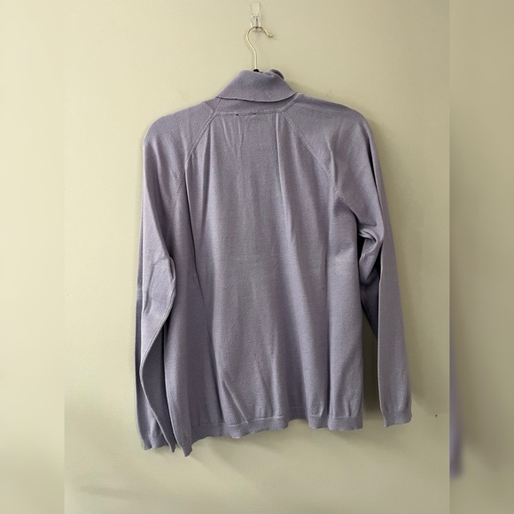 Talbots Lilac Turtleneck Sweater - Picture 2 of 8